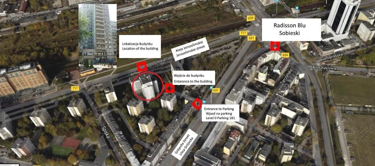 Апартаменты Domotel Aleje Jerozolimskie Варшава Польша